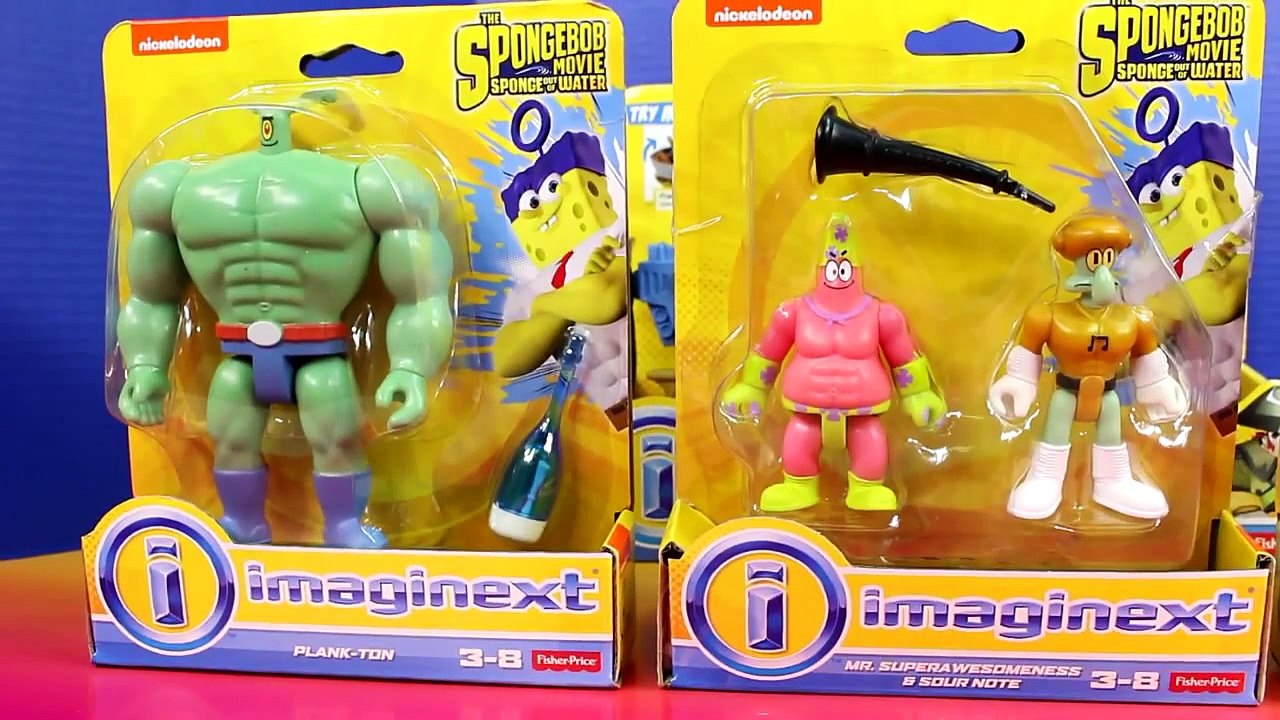 Imaginext Spongebob Squarepants Sponge Out Of Water Plank Ton Patrick Shark Boat