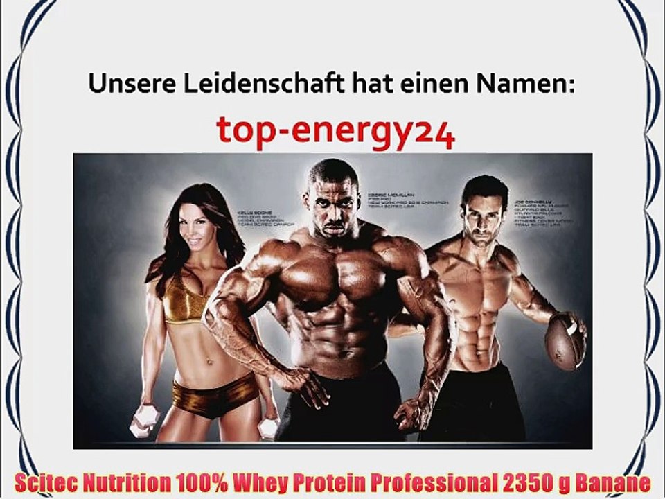 Scitec Nutrition 100% Whey Protein Professional 2350 g Banane