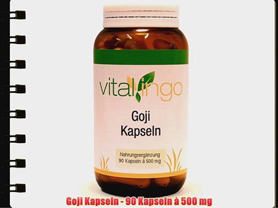 Goji Kapseln - 90 Kapseln ? 500 mg