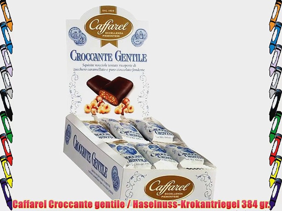 Caffarel Croccante gentile / Haselnuss-Krokantriegel 384 gr.