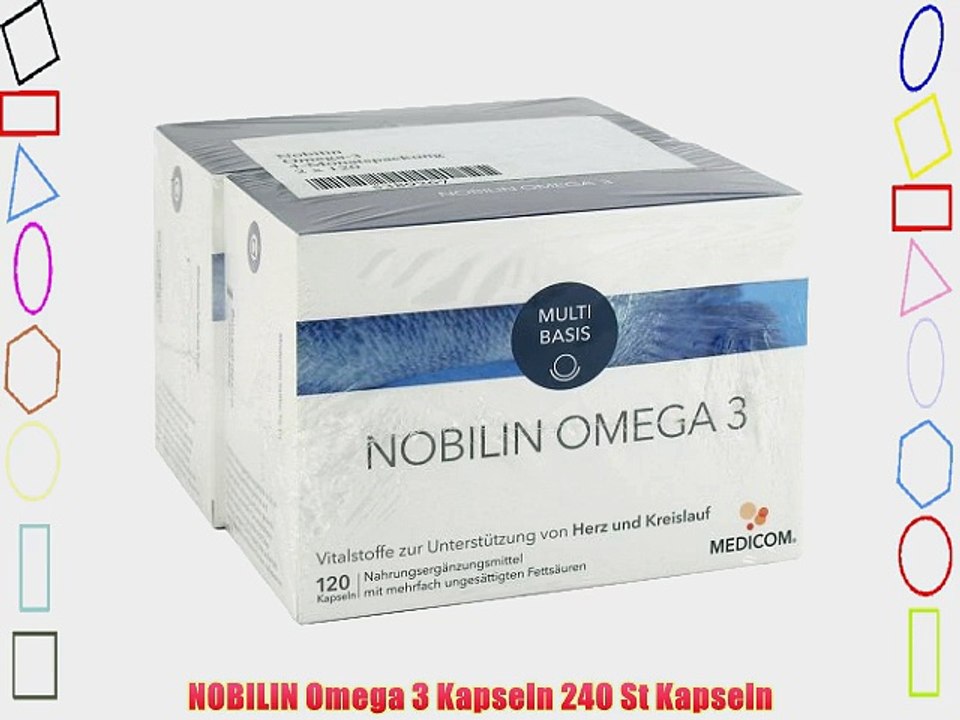 NOBILIN Omega 3 Kapseln 240 St Kapseln