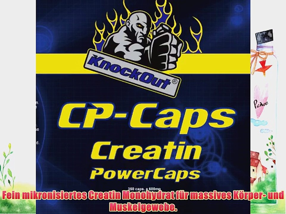 US Premium Kreatin Kapseln by KnockOut-Nutrition - CreatinPower-Caps - 350 Kapseln - 600mg