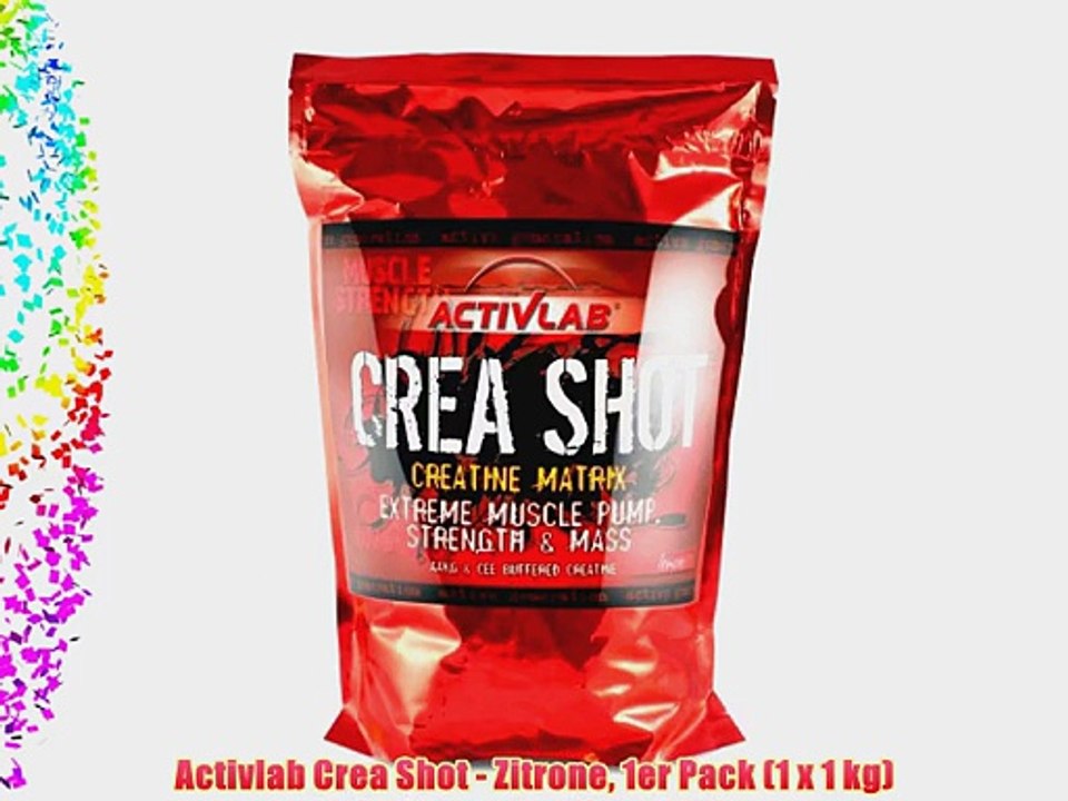 Activlab Crea Shot - Zitrone 1er Pack (1 x 1 kg)