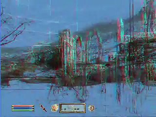 Oblivion 3D 9600GT (red/cyan)