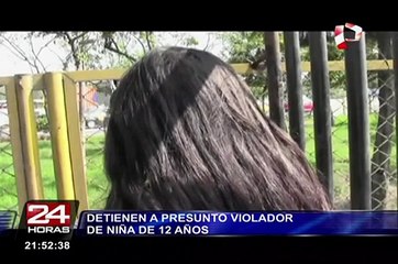 Capturan a sujeto acusado de violar a niña de 12 años en el Rímac