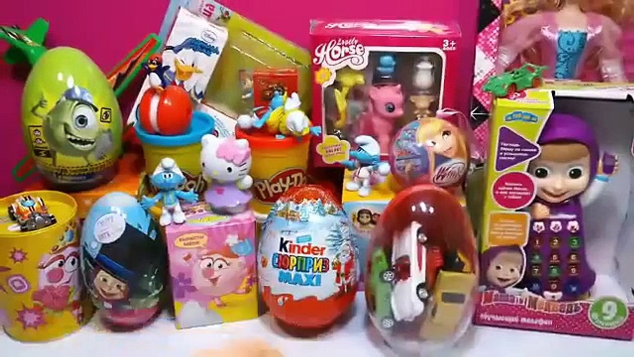 Барби киндер большое яйцо с сюрпризом открываем игрушки Giant surprise egg Barbie toys