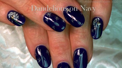 Dandelion Nails   Fun Summer Nail Design