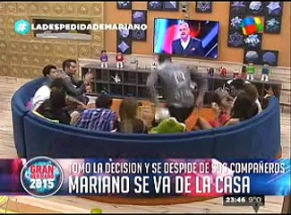 gran hermano 2015 mariano abandono la casa (Parte 1)