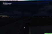 FSX KLM B747 leaving Beirut international airport (OLBA) in stormy weather