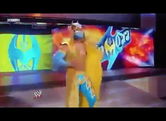 WWE SmackDown "SIN CARA" ("MISTICO") vs Jack Swagger