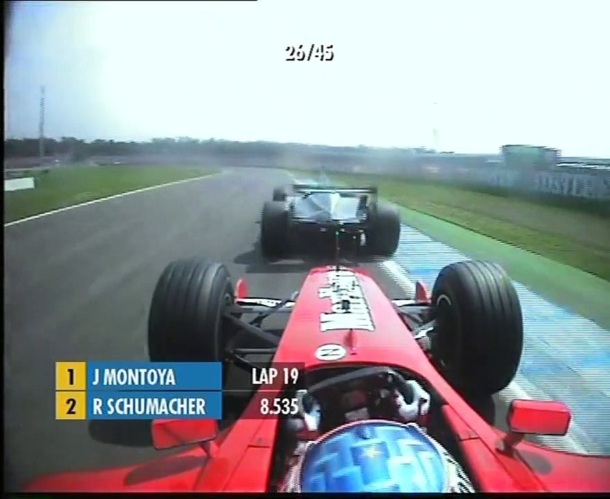 F1 German GP Hockenheim 2001 - Rubens Barrichello Vs David Coulthard