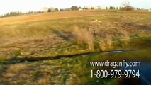 Draganflyer X6 RC Helicopter Aerial Video Wetland Marshes in California