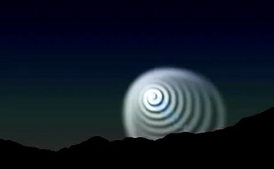 Amazing UFO opening Stargate Portal in the Sky.