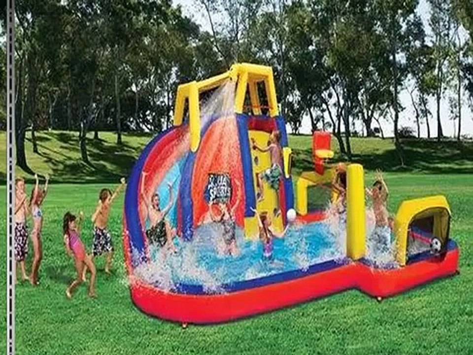 New Banzai Aqua Sports Inflatable Water Park Slide
