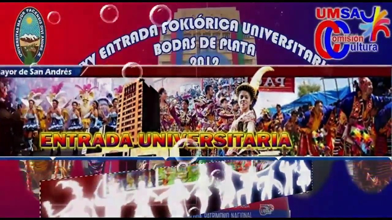 Entrada Universitaria 2012 La Paz Bolivia - Tobas - Contaduria Pública HD - Bolivian Folklore