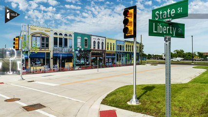 Une ville factice pour tester les voitures autonomes