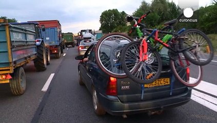 Nichts geht mehr um Lyon: französische Landwirte blockieren weiter Autobahnen