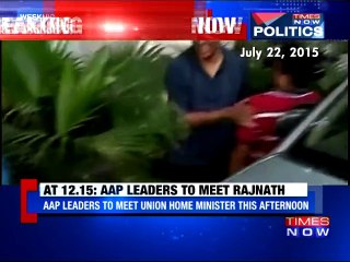 AAP leaders to meet Rajnath Singh