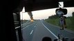 Autoput Beograd - Niš , gori česki autobus