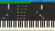 The Weeknd Earned It Piano Tutorial Synthesia 50 Shades Of Grey Soundtrack