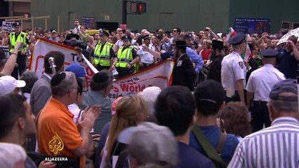 Rally against Iran nuclear deal held in New York