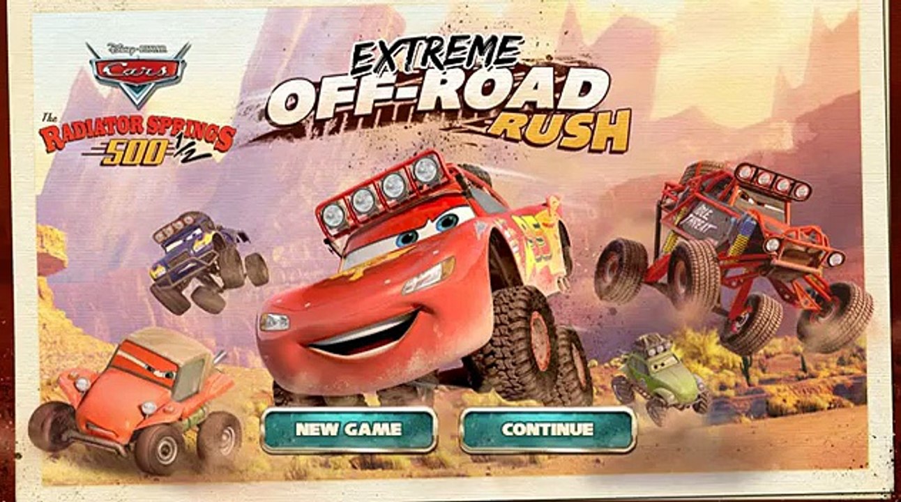 Cartoon Games Lightning MCQueen   Cars Extreme Off Road Rush  Level 1