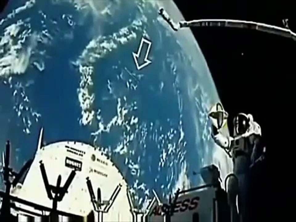 Real footage from space. It shows real ufo's leaving earth..