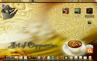 Art of Cappuccino Theme for Linux   Compiz Fusion Showcast