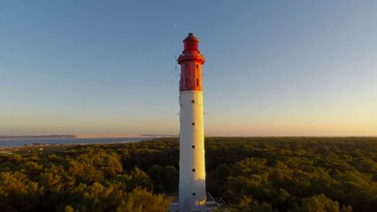 Phare du Cap Ferret vu du ciel