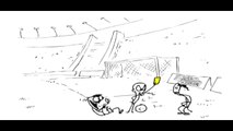 C.Ronaldo vs Ronaldinho in Cartoon (Funny) [Cropped]