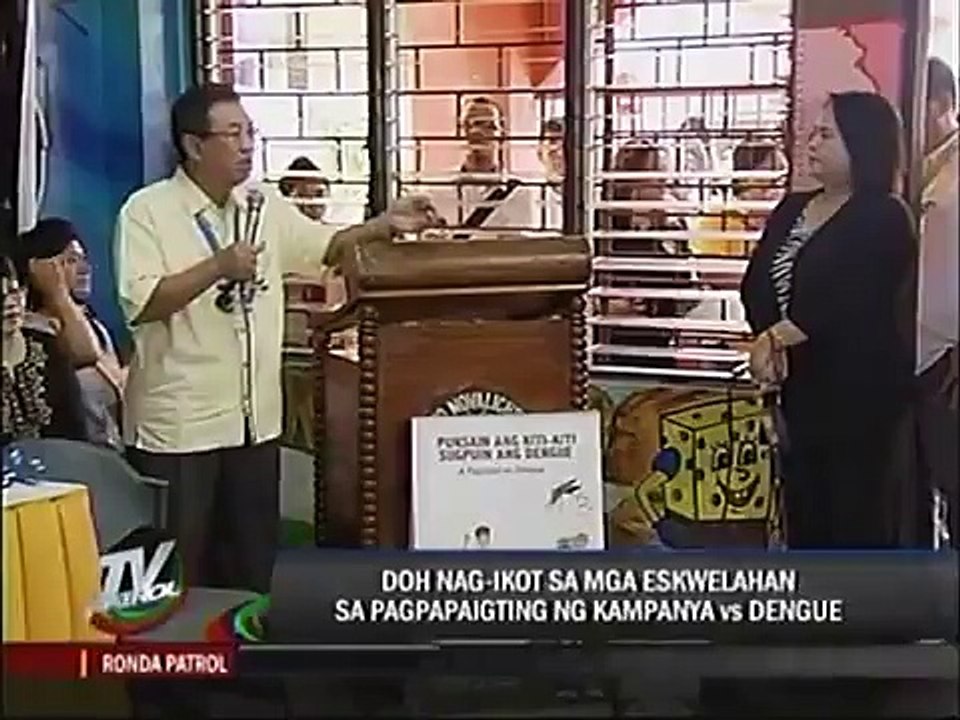 Kris Aquino and DOH Secretary Enrique Ona Fight Dengue