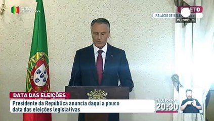 Portuguese president announces general election