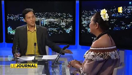 Marguerite Lai, chef du groupe O Tahiti E était l'invitée du journal