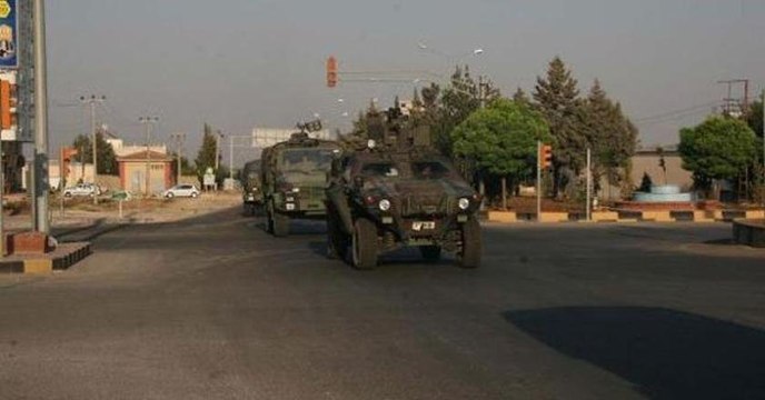 Bordo bereliler, Suriye sınırında