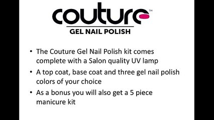 Couture Gel Starter Kit for the Perfect Home Manicure