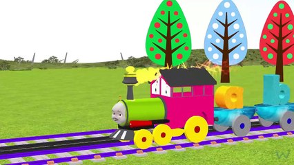 Alphabet Train Songs for Children | Alphabet Song | 3D Animated Nursery Rhymes