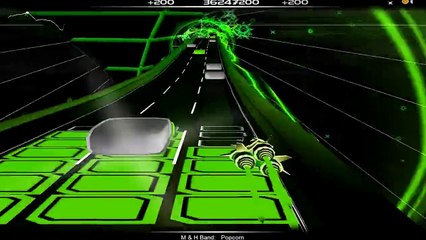 Audiosurf - The Popcorn Song - Ninja Mono - No Greys