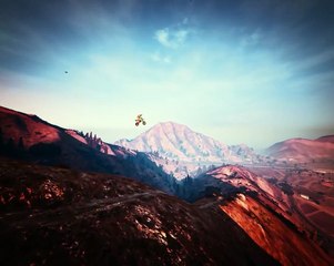 Descenso en Moto Monte Chiliad - GTA V