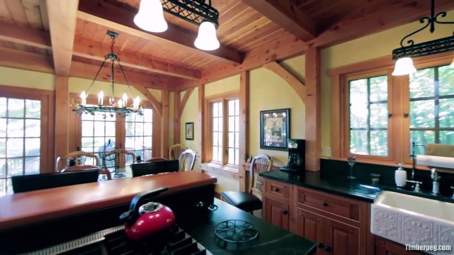 Timberpeg - The Hawk Mountain Timber Frame Home Virtual Tour