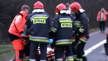 Akcja ratunkowa! - Wypadek na DK7 w Ostródzie! (21.12.2013 r.)