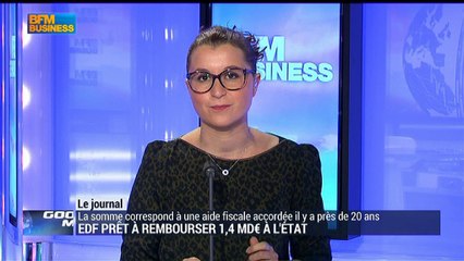 EDF prçet à rembourser 1,4 milliard d'euros à l'Etat