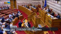 Grèce: le parlement vote les réformes