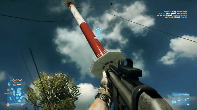 Tower Collapses on Caspian Border Ground and Tower View