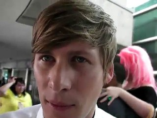 Dustin Lance Black at "Meet in the Middle"