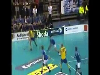 Salibandyn MM-08 Finaali -Suomi-Ruotsi(7-6 jatkoaika)Kaikki maalit!!!