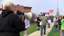 Teachers Union Ally Occupy Milwaukee Protests Scott Walker, AFP and Rick Santorum