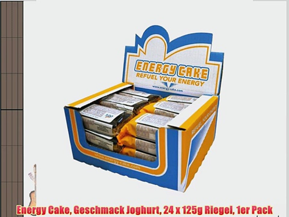 Energy Cake Geschmack Joghurt 24 x 125g Riegel 1er Pack