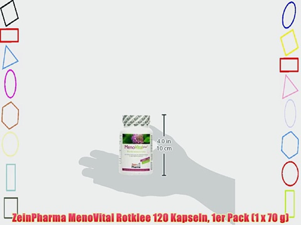 ZeinPharma MenoVital Rotklee 120 Kapseln 1er Pack (1 x 70 g)