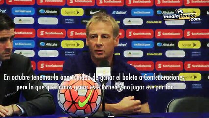 Klinsmann lamentó tener que jugar nueva 'final'