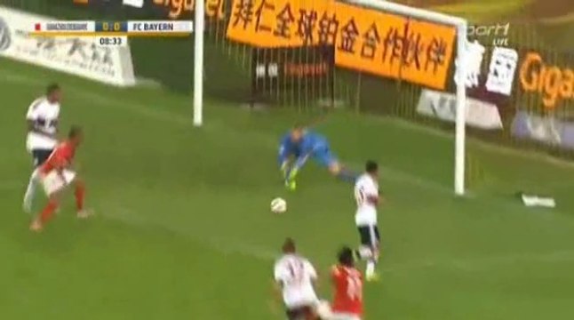 Manuel Neuer Fantastic Saves Guangzhou 0-0 Bayern Munich
